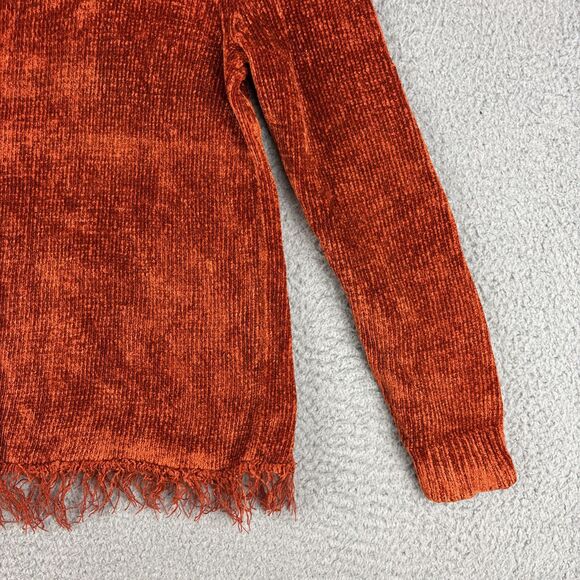 Rafaella Petites Sweater Women's Small Orange Turtleneck Soft - Picture 3 of 12